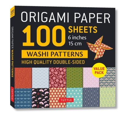 Origami Paper 100 sheets Washi Patterns (15 cm)