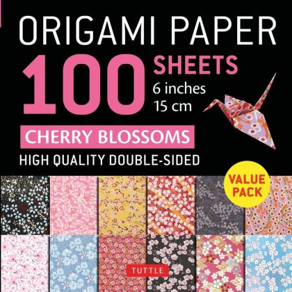 Origami Paper 100 Sheets Cherry Blossoms (15 cm)