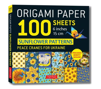 Origami Paper 100 Sheets Sunflower Patterns (15 cm)