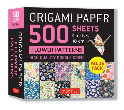 Origami Paper 500 sheets Flower Patterns (10 cm)