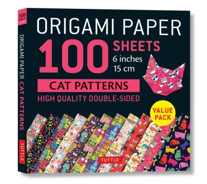 Origami Paper 100 sheets Cat Patterns (15 cm)