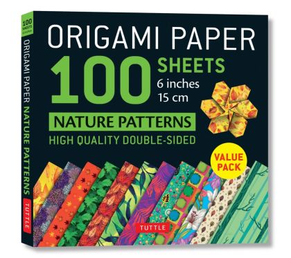 Origami Paper 100 sheets Nature Patterns (15 cm)