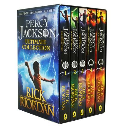 Percy Jackson Series by Rick Riordan 5 Books Collection Box Set