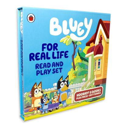 Bluey: For Real Life Read and Play Set