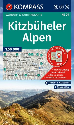Map Kitzbüheler Alpen KW 1:50.000
