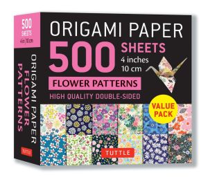 Origami Paper 500 sheets Flower Patterns (10 cm)