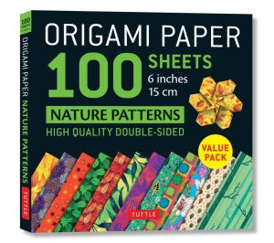 Origami Paper 100 sheets Nature Patterns (15 cm)