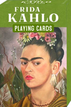 Kahlo card game. 54 playing cards with 53 Kahlo motifs