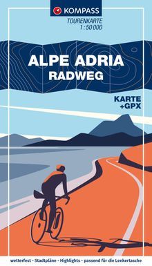 Map Alpe Adria Radweg MP 1:50.000