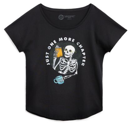 Just One More Chapter Women`s Relaxed Fit T-Shirt Large