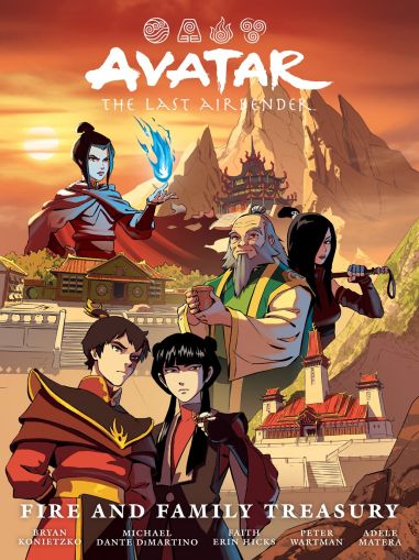Avatar The Last Airbender--Fire and Family Treasury Library Edition