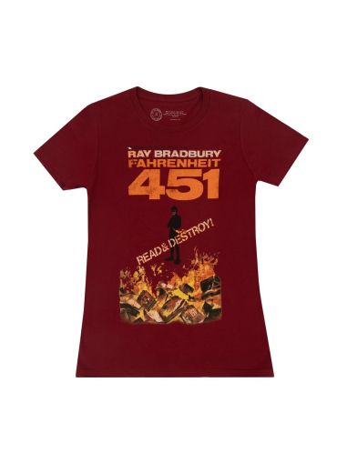 Fahrenheit 451 Women`s Crew T-Shirt Large