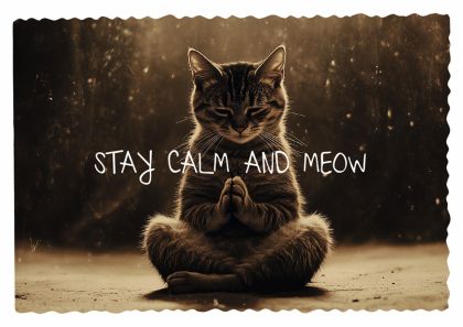 Картички Inkognito Pq Stay calm and meow 10461