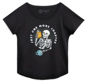 Just One More Chapter Women`s Relaxed Fit T-Shirt Large