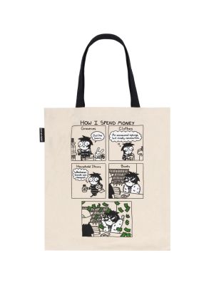 Sarah`s Scribbles How I Spend Money Tote Bag