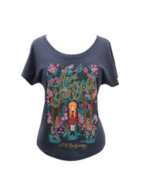 Puffin in Bloom Anne of Green Gables Women`s Relaxed Fit T-Shirt Large